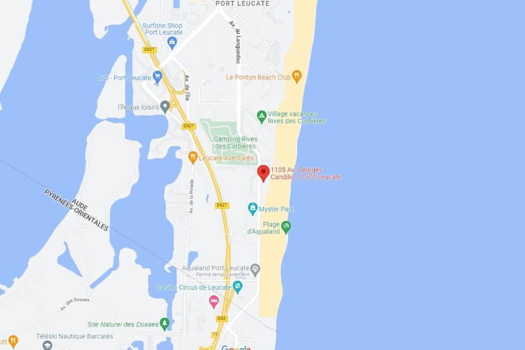 Port Leucate : Superbe Appartement Pleine Vue Mer 外观 照片
